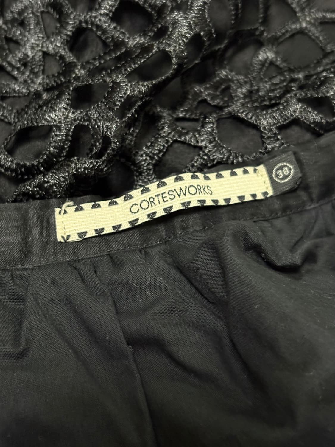 빈티지 미디 스커트 black 상품이미지2