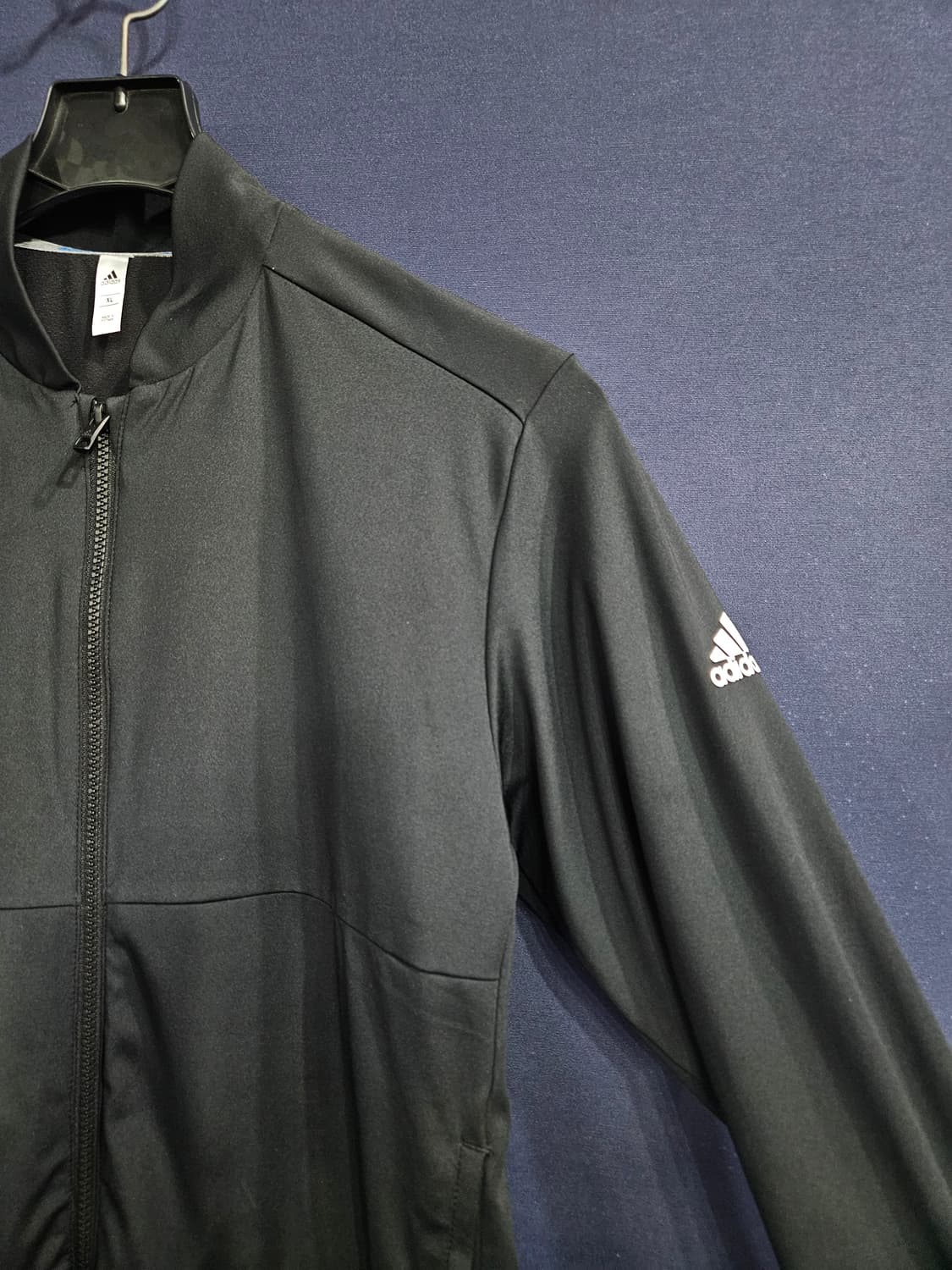 아디다스 삼선 블랙 남성 슬림핏 100~105 집업자켓  상품이미지4