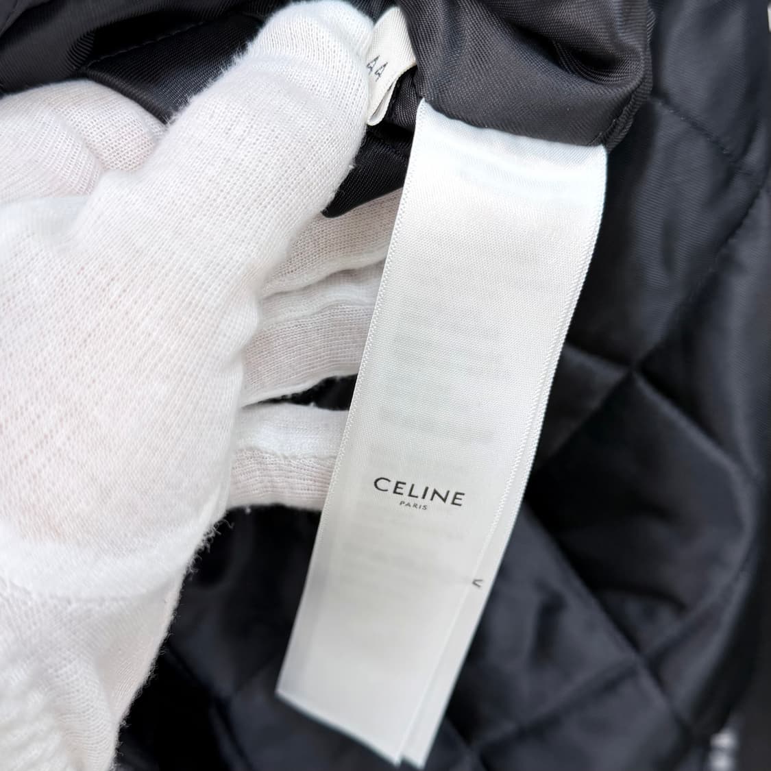 [S+급/오버핏44] 셀린느 체크 코튼 후드 오버셔츠 자켓 상품이미지6