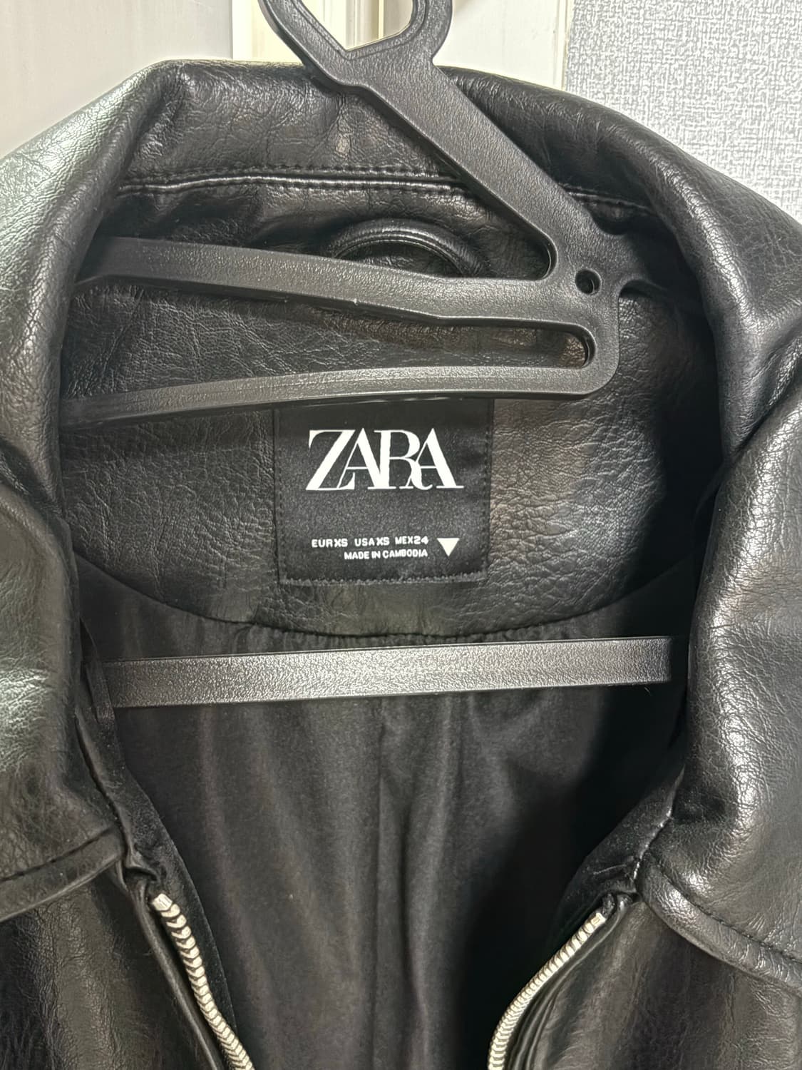 자라 레더자켓 상품이미지2