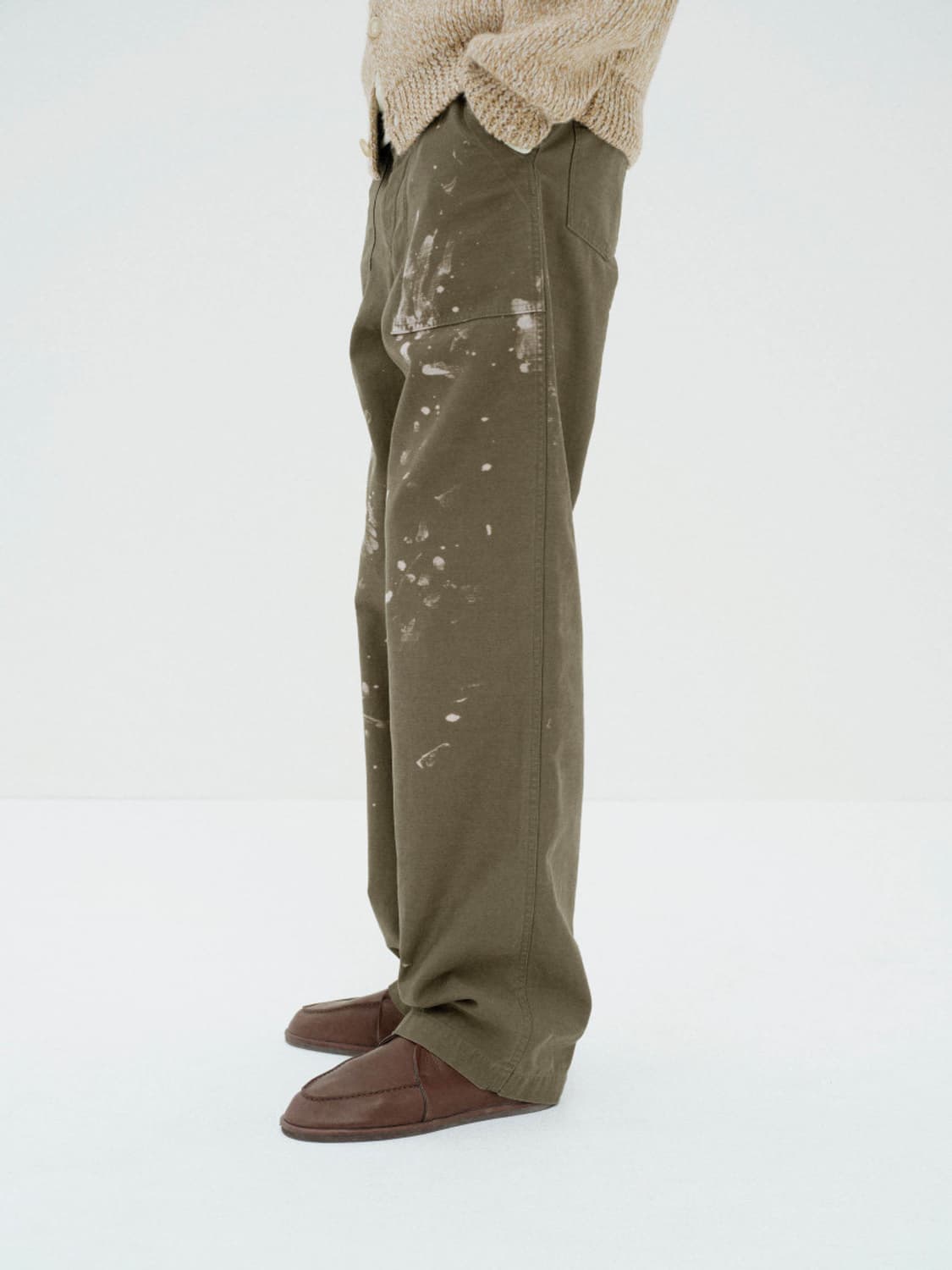 오라리 / 사틴 블리치 베이커 팬츠 / 4 상품이미지3