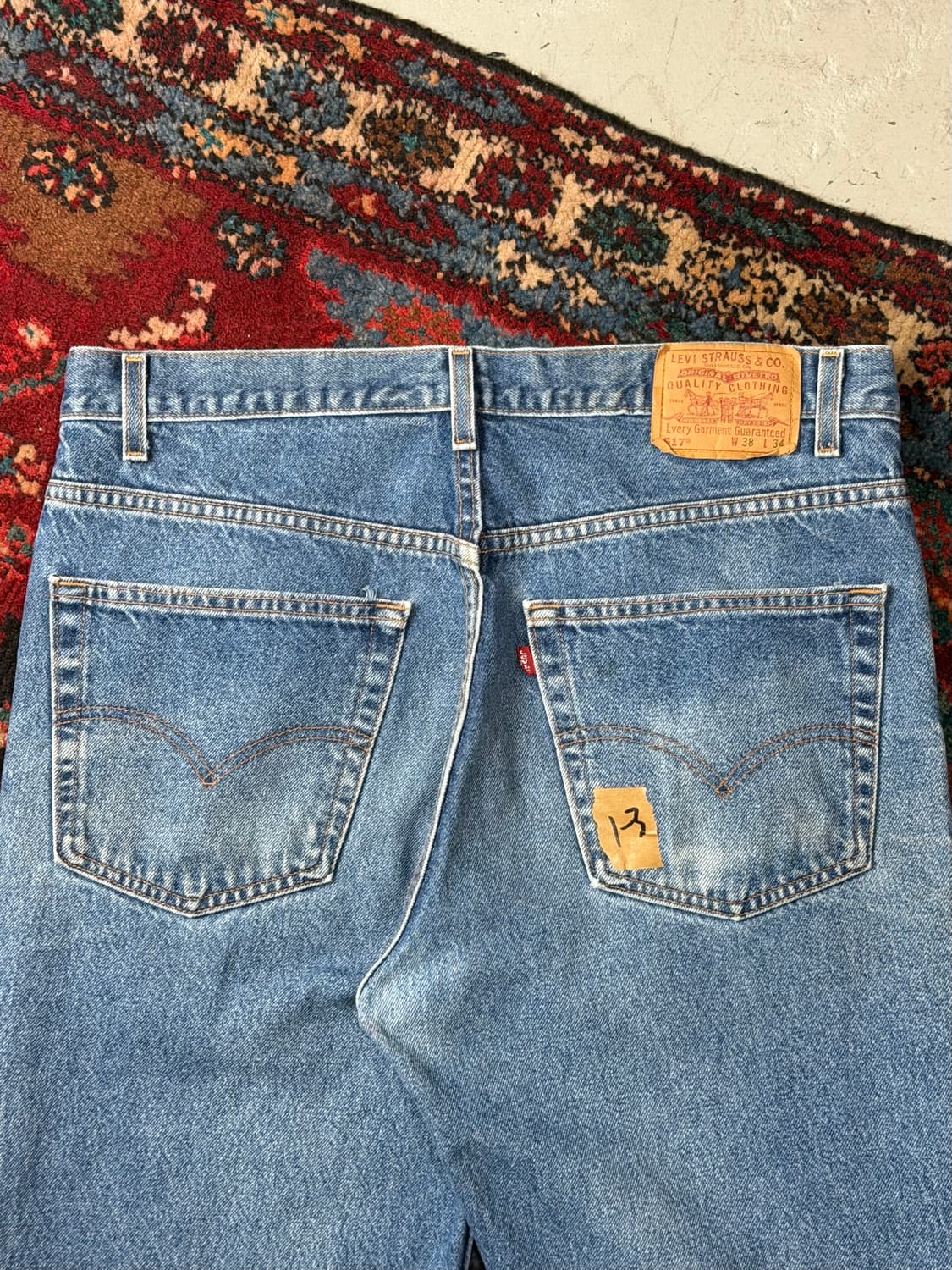 90's USA 빈티지 리바이스 517 오렌지탭 부츠컷 상품이미지6