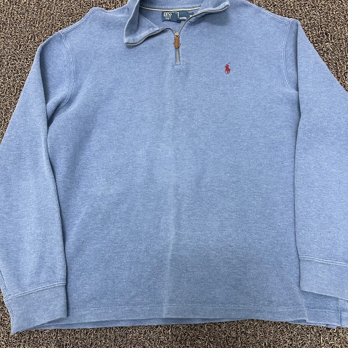 POLO 폴로 랄프로렌 반집업 니트 긴팔 M 상품이미지4