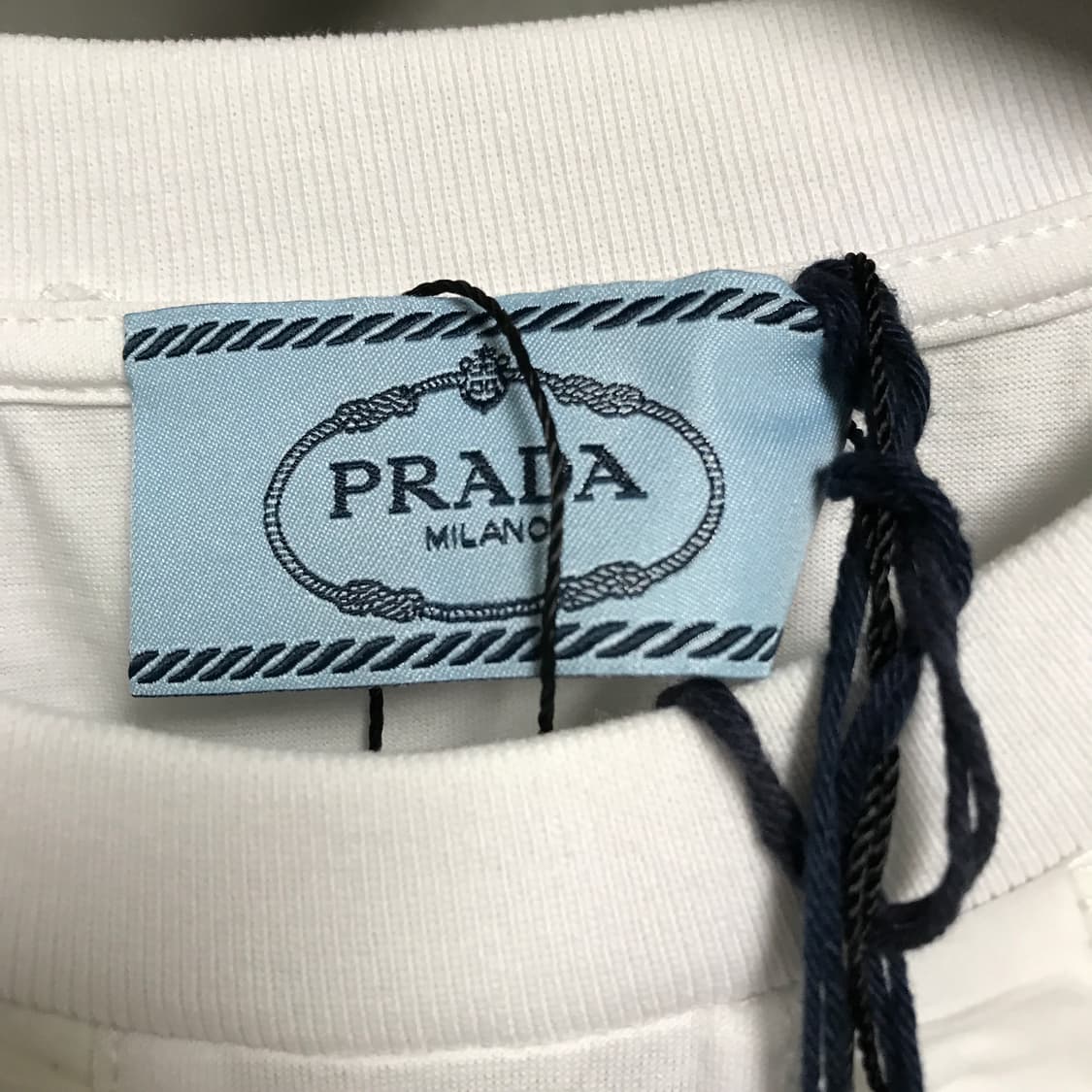 프라다 화이트 반팔 티셔츠 M(W) 상품이미지5