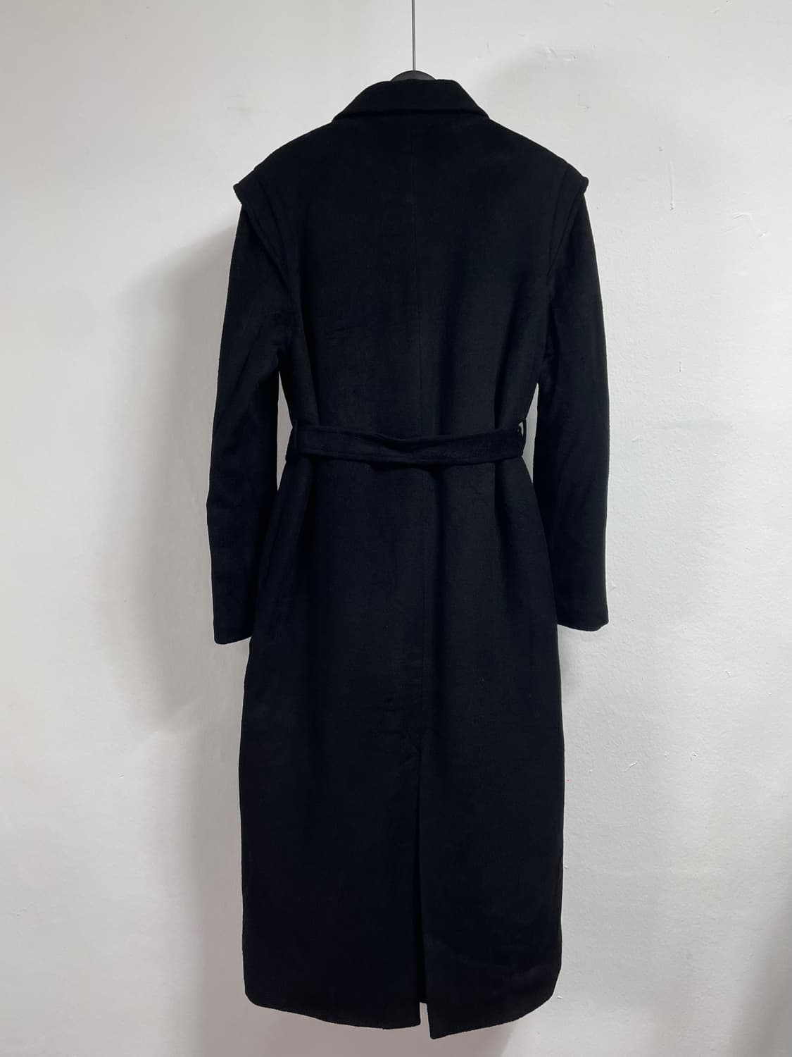 마뗑킴 램스울 벨티드 싱글 롱 코트(on.43)7 상품이미지3