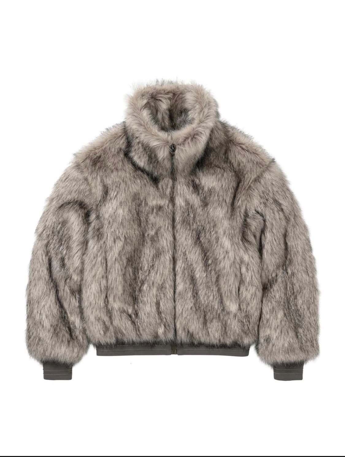 웰빙익스프레스 퍼자켓 그레이 m(새제품 택O) 상품이미지1