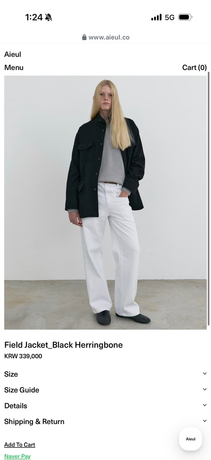 아이엘(aieul) Field Jacket OS  상품이미지5