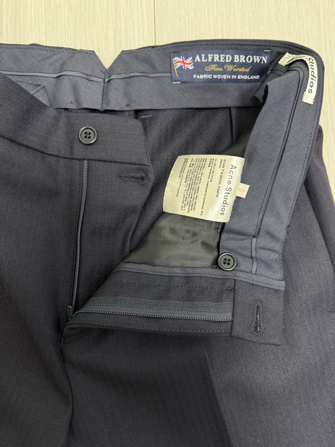 아크네 스튜디오 Alfred Brown Wool 수트 세트 상품이미지7