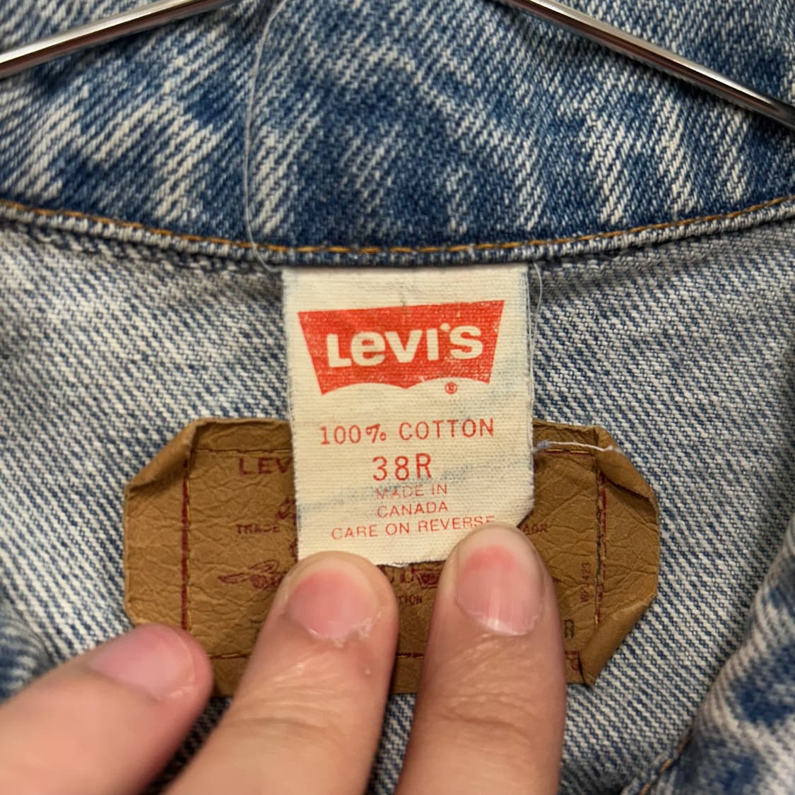 리바이스 페이퍼택 빈티지 데님 트러커자켓 상품이미지4