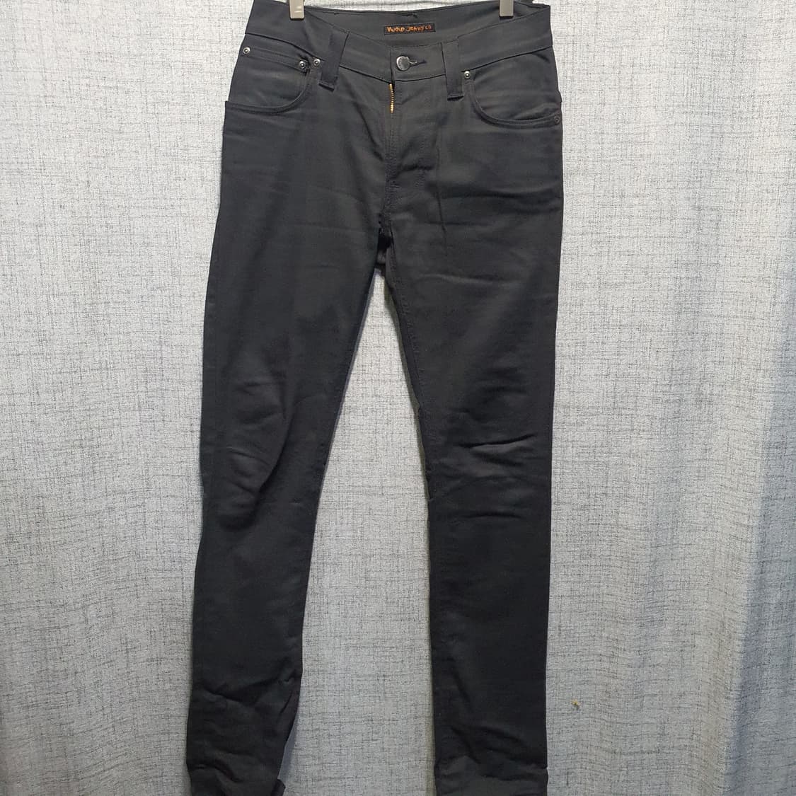 누디진 남성 블랙 코팅진  상품이미지1