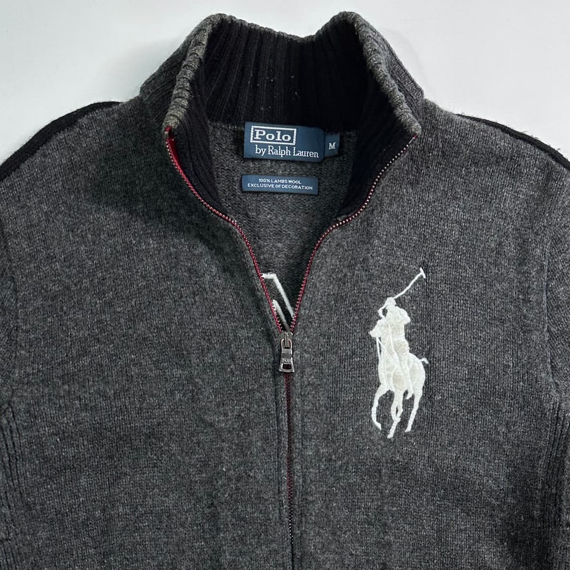 폴로 랄프로렌 빅포니 니트집업 상품이미지2