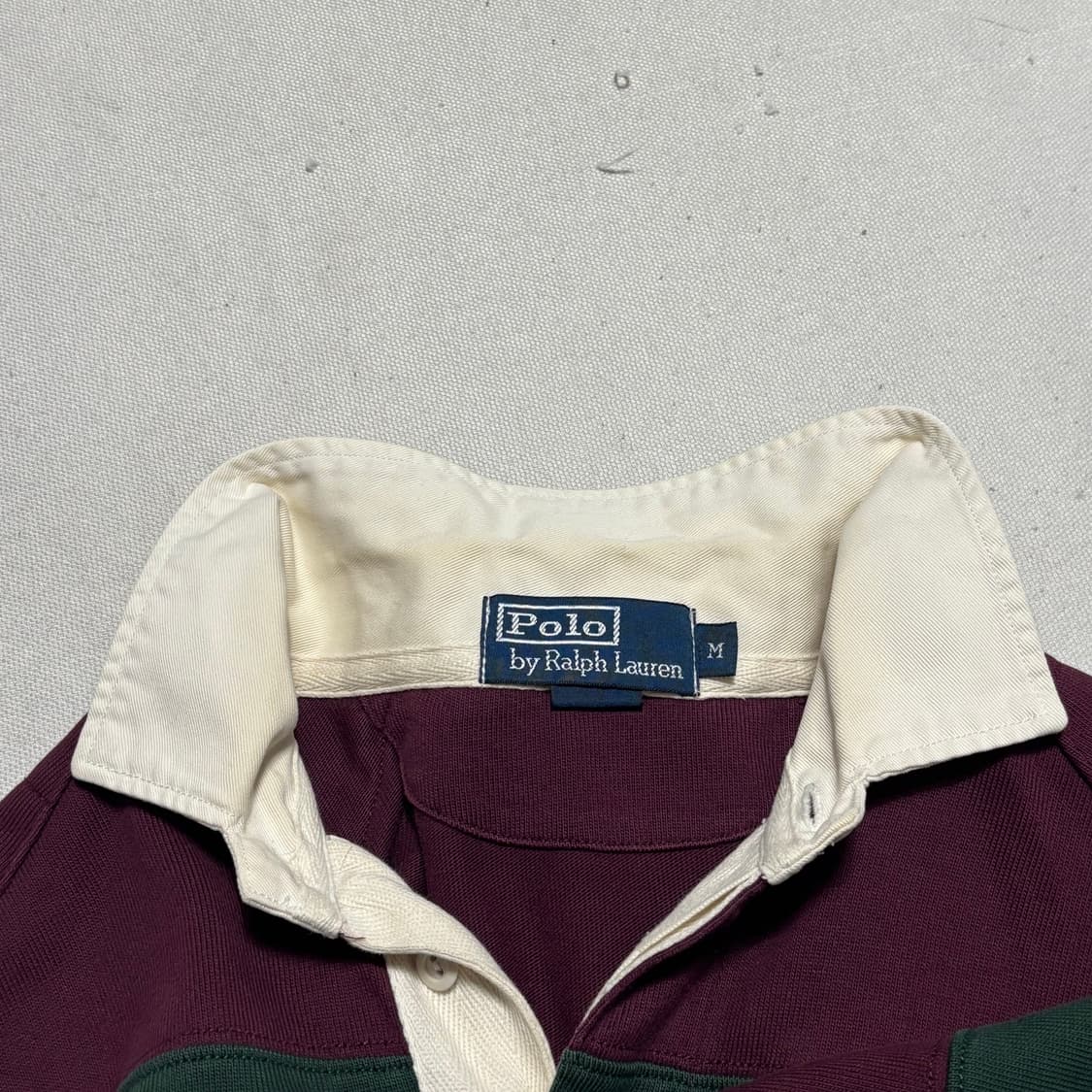 M 폴로랄프로렌 옐로우 포니 스트라이프 럭비 티셔츠 상품이미지6