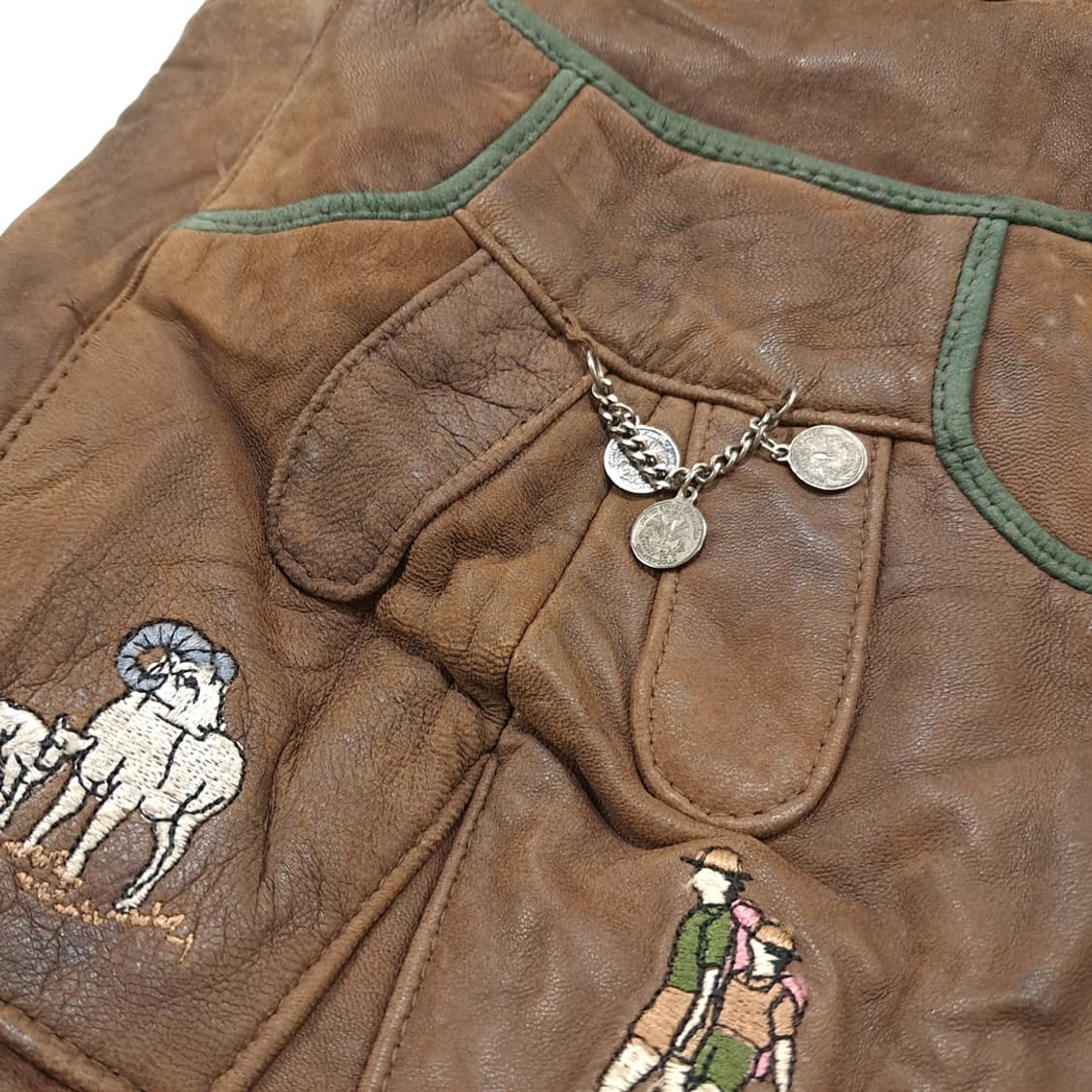 CN902 L 독일 트라흐텐 바바리안 알펜 자수 디어래더 자켓 상품이미지3