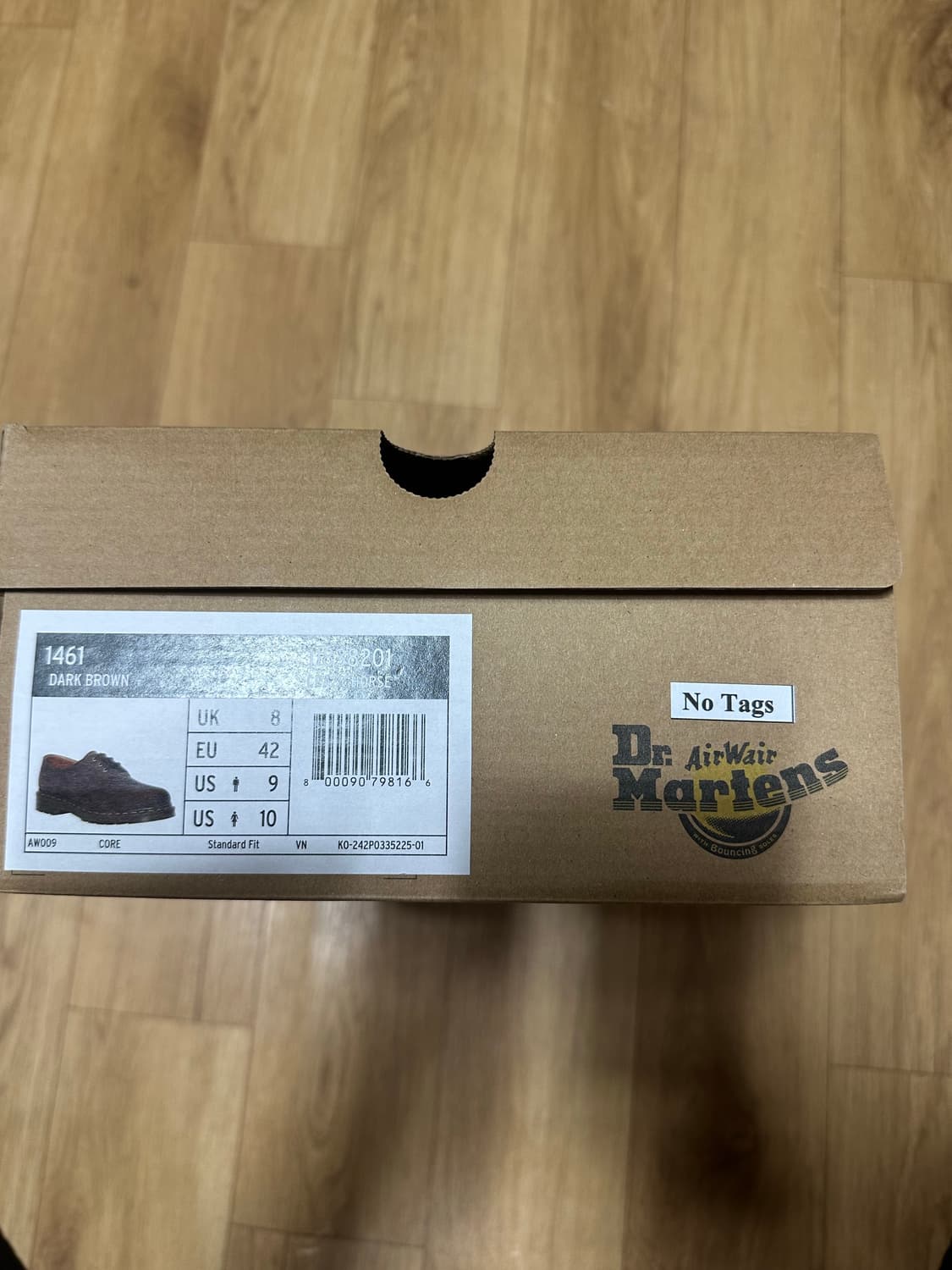 닥터마틴 1461 크레이지홀스 270 새상품 상품이미지3