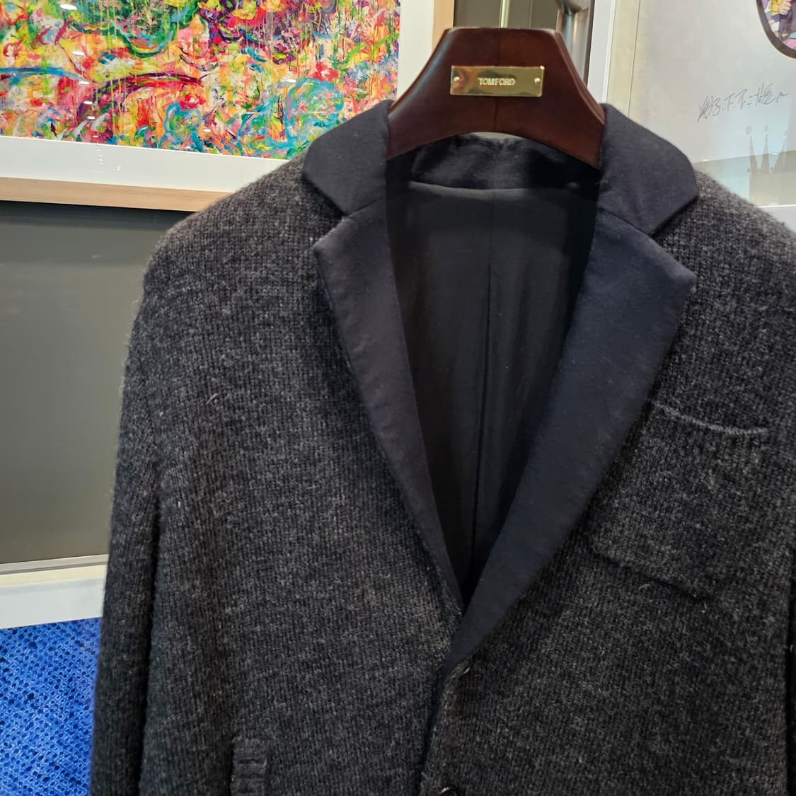 언더커버 17aw 니트 레이어드 코트 상품이미지3