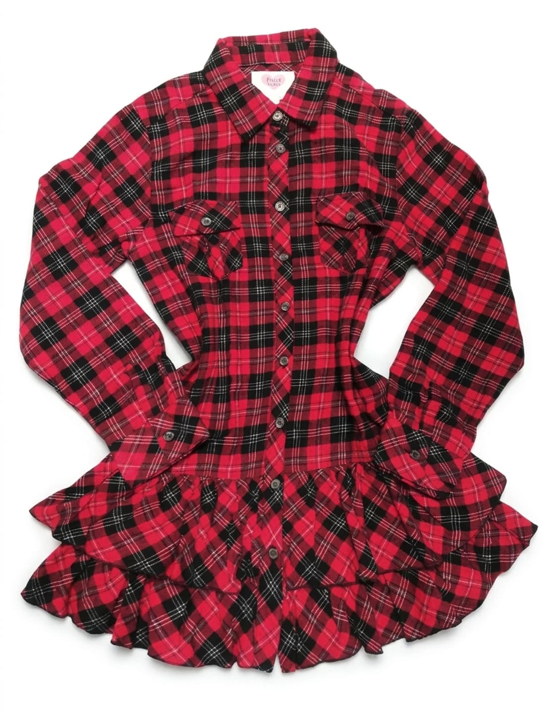 빈티지 체크 캉캉원피스 베이비돌 그런지페어리 히메갸루 캐캐체 핀터깔 펑크 상품이미지1