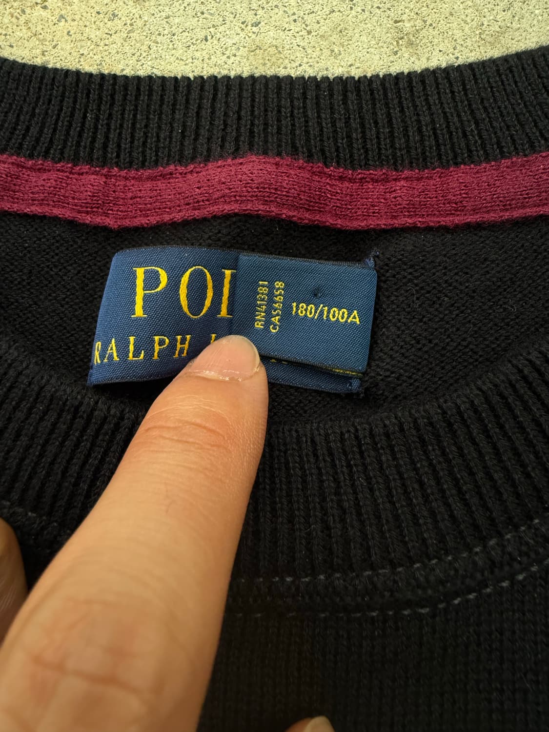Polo by Ralph Lauren 폴로 랄프로렌 스펠아웃 코튼 니트 상품이미지4