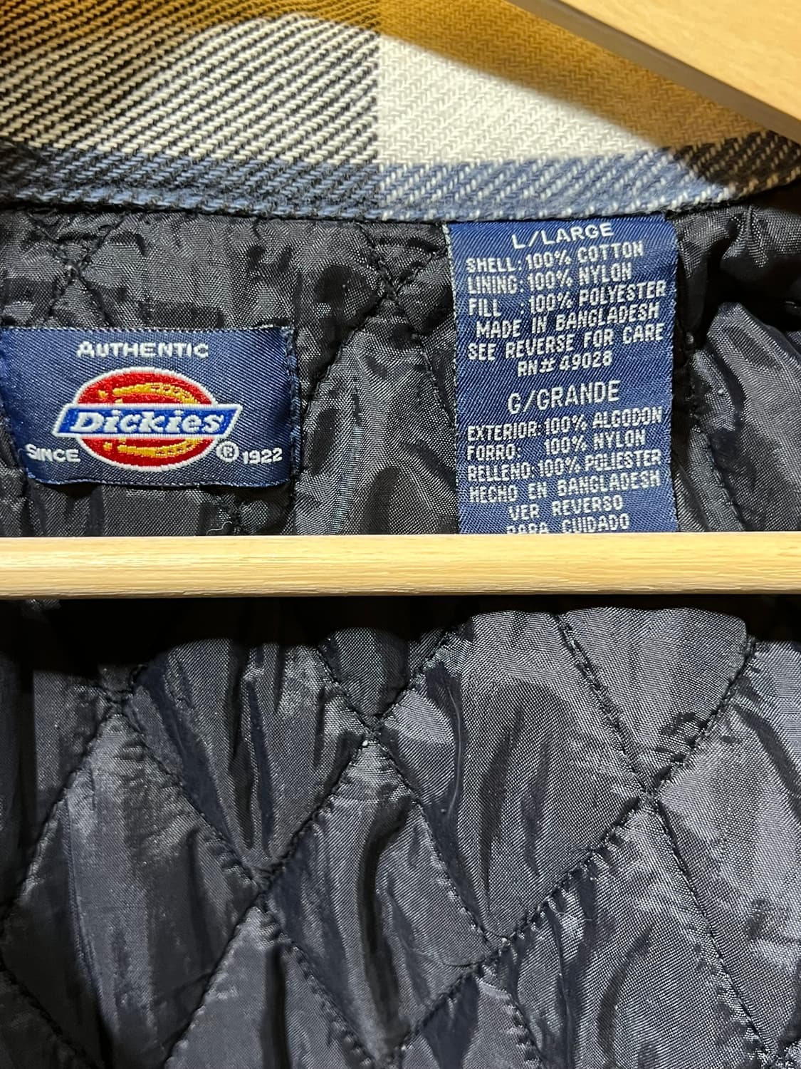 [L] 디키즈 퀼팅 플란넬 셔츠 자켓 상품이미지10