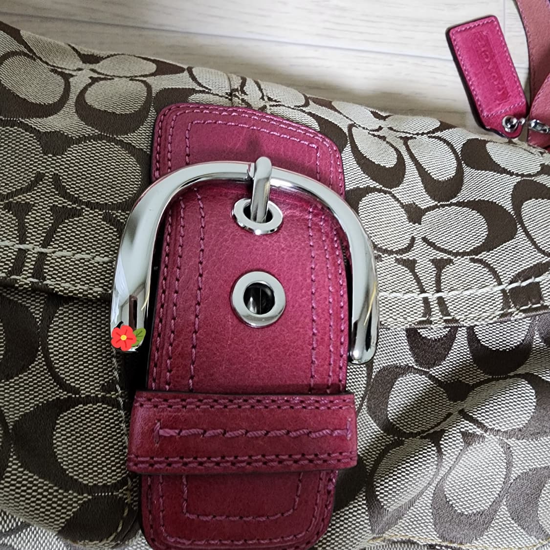 상태굿) 코치 버클 숄더백 상품이미지5