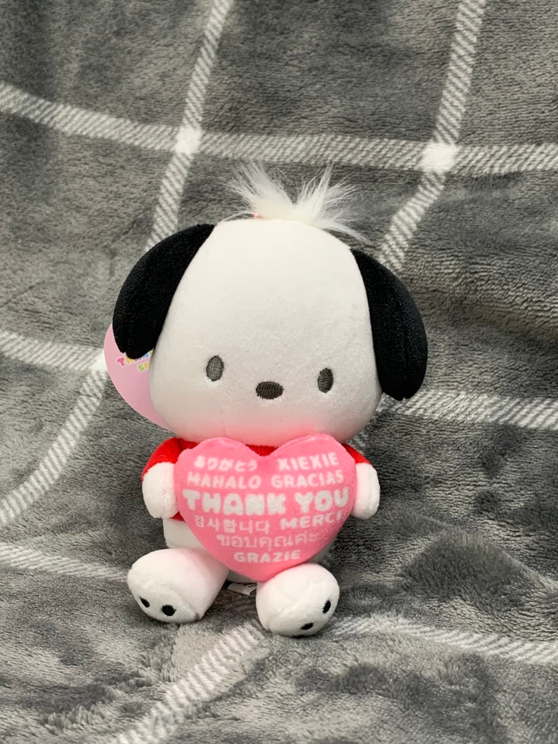 산리오 포차코  Thank You 하트 마스코트 상품이미지1