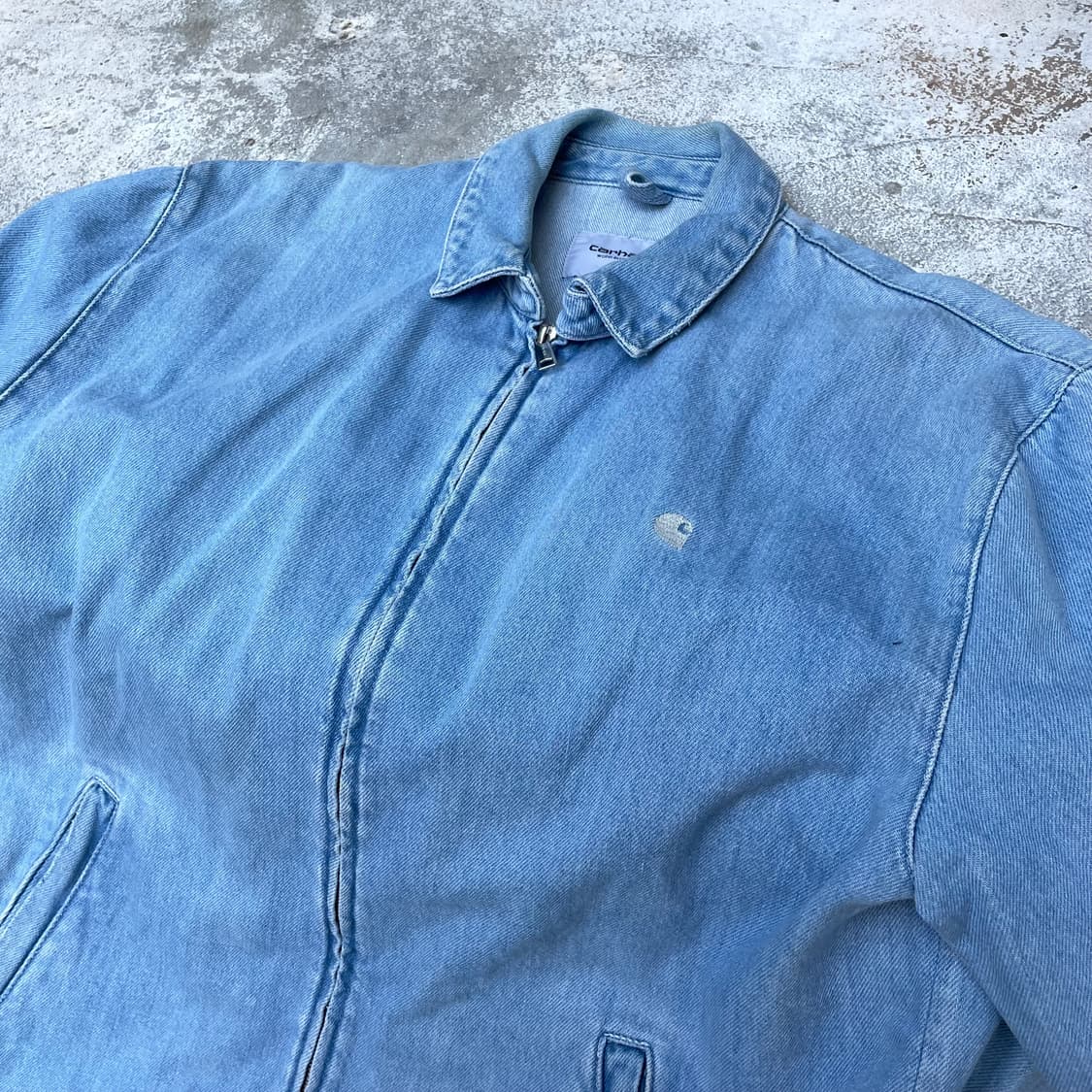 칼하트 데님 블루종 자켓 상품이미지1