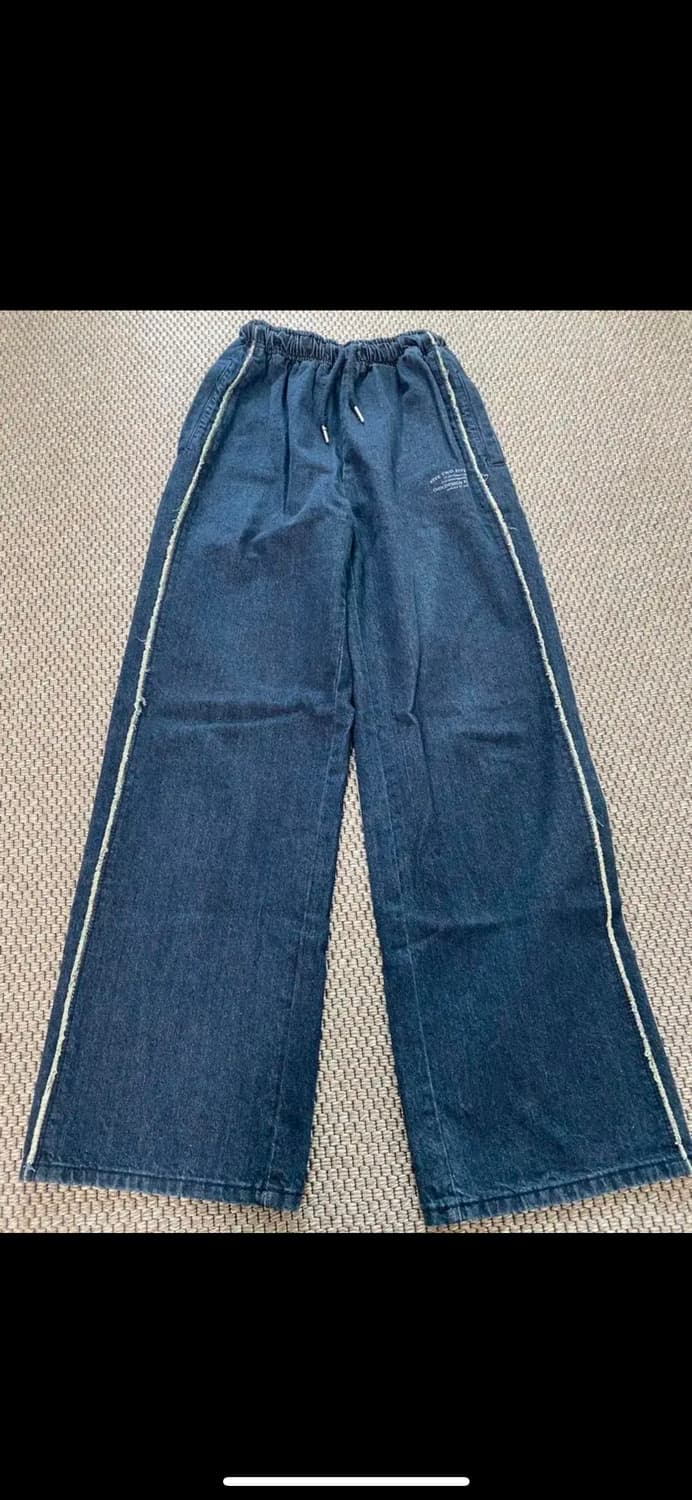 오아이오아이 데님 로우 엣지 팬츠 상품이미지6