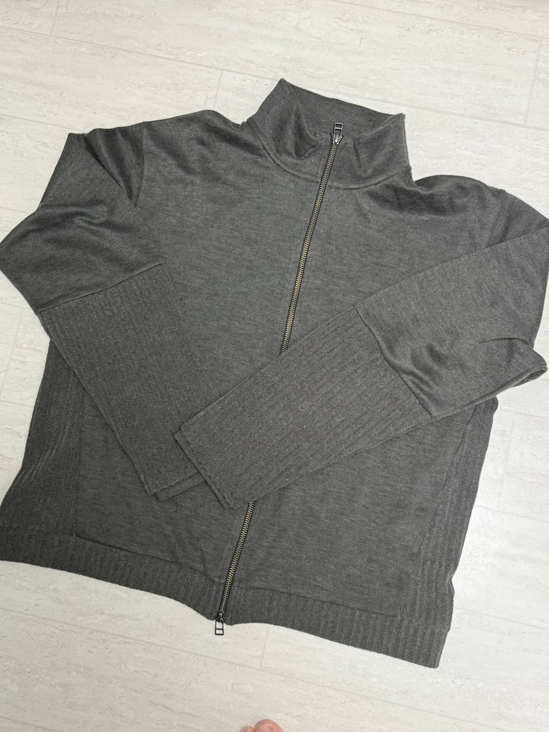 해칭룸/ 더블 슬리브 트랙 가디건/5사이즈 상품이미지2