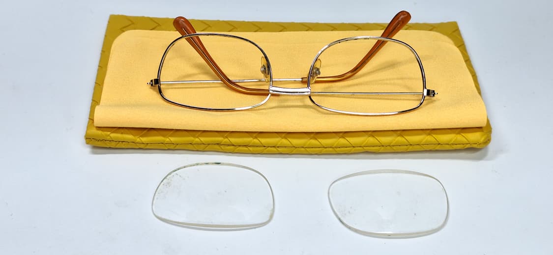 90s 일본 빈티지 스퀘어 메탈 안경테 134mm 클래식 레트로 복고 상품이미지9