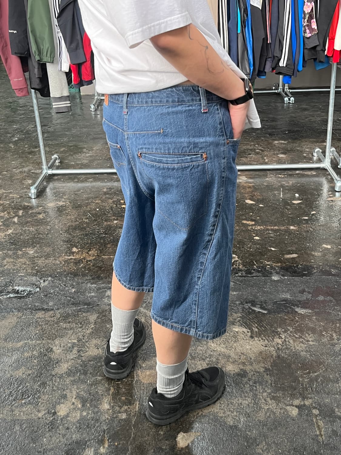 GUESS 데님 하프팬츠 상품이미지5