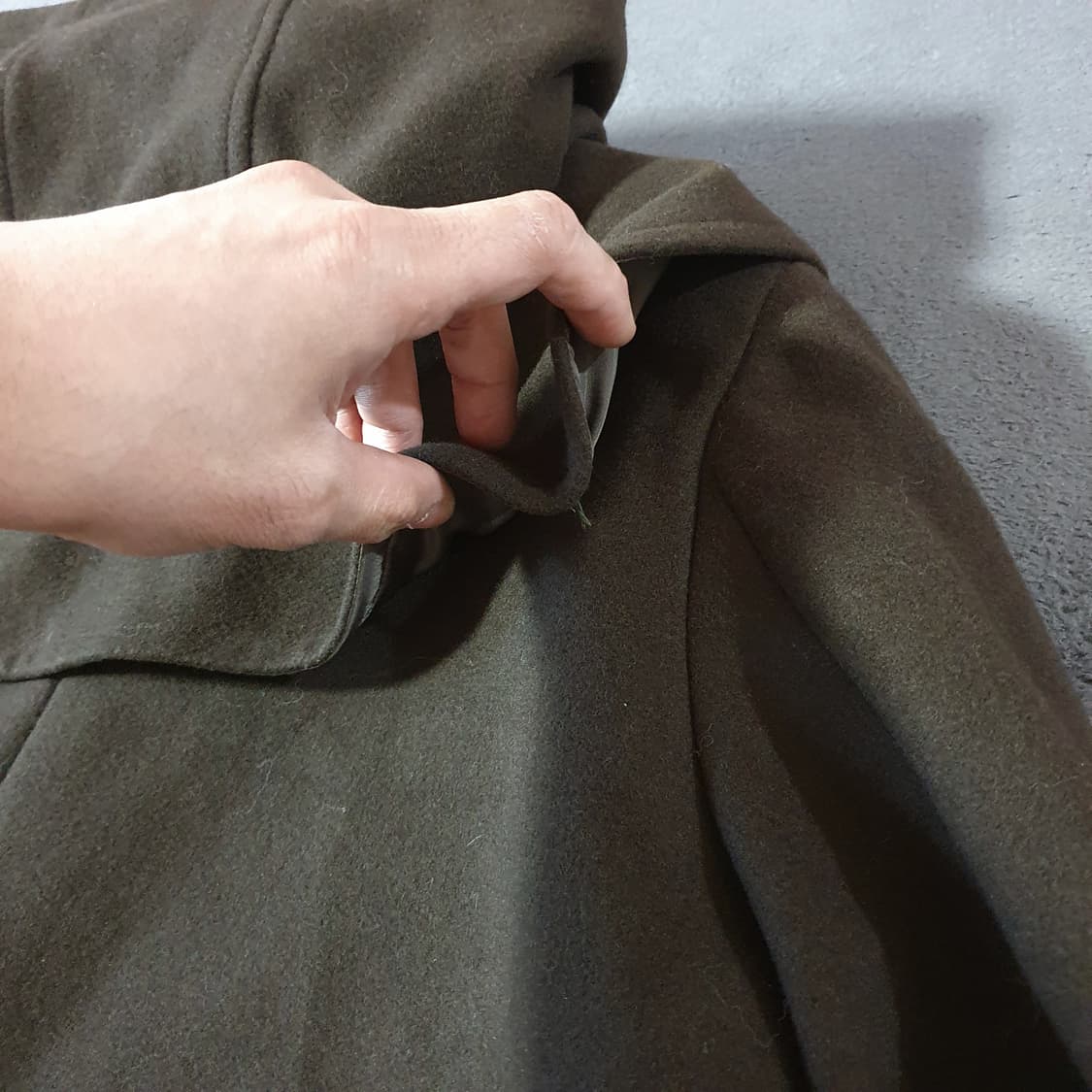 젠 JEUNE 케이프 후디 숏 자켓 M 상품이미지8