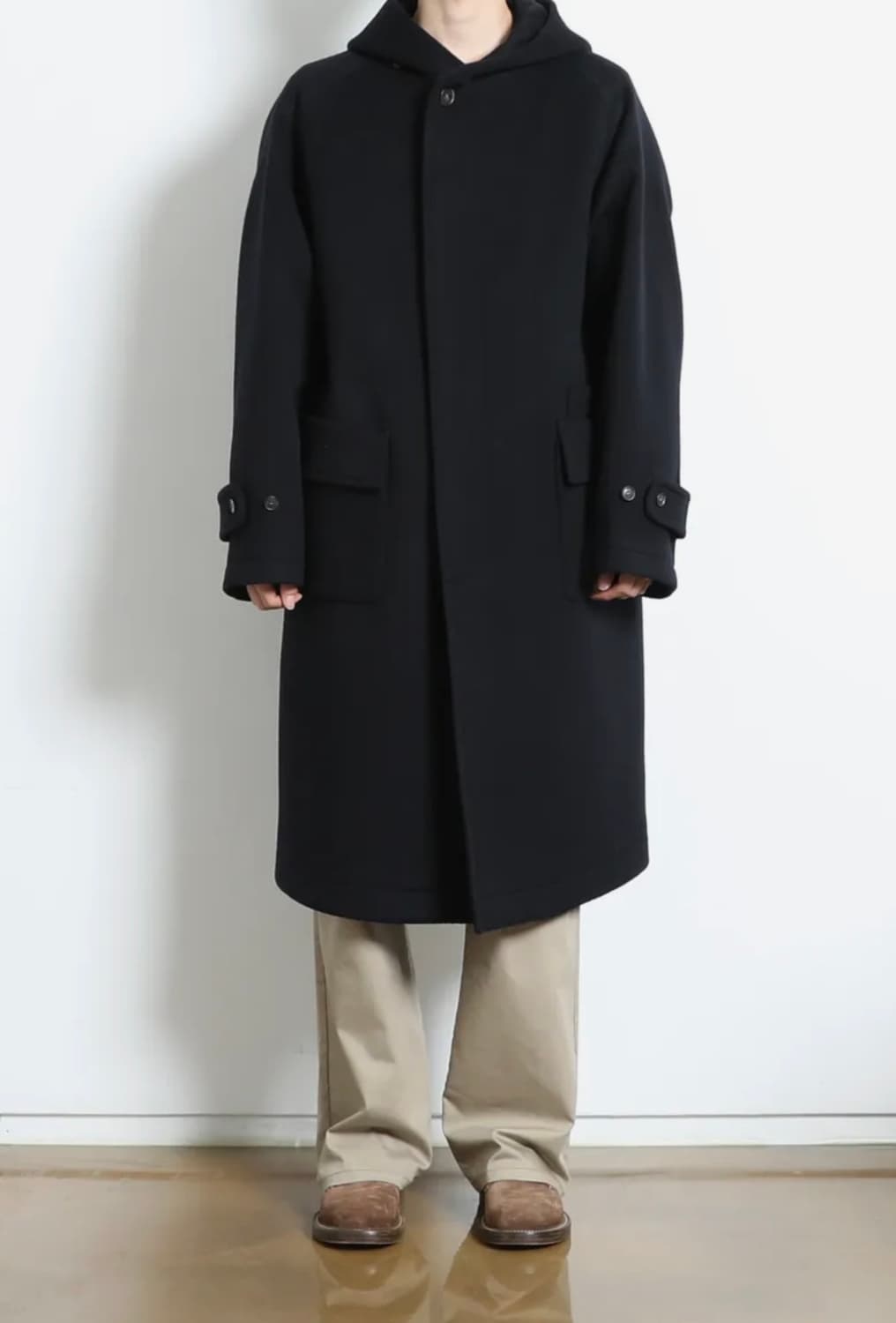 홀리선 후드코트 다크네이비 S 상품이미지2