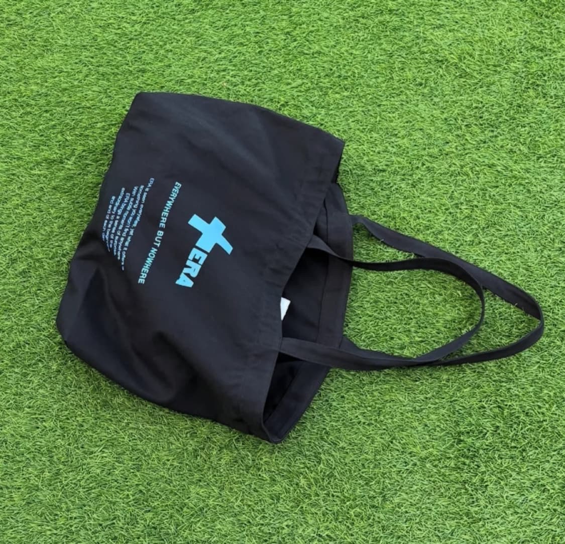 ERA 이알에이 컨버스 토트백 에코백 CANVAS BAG - BLACK 상품이미지2