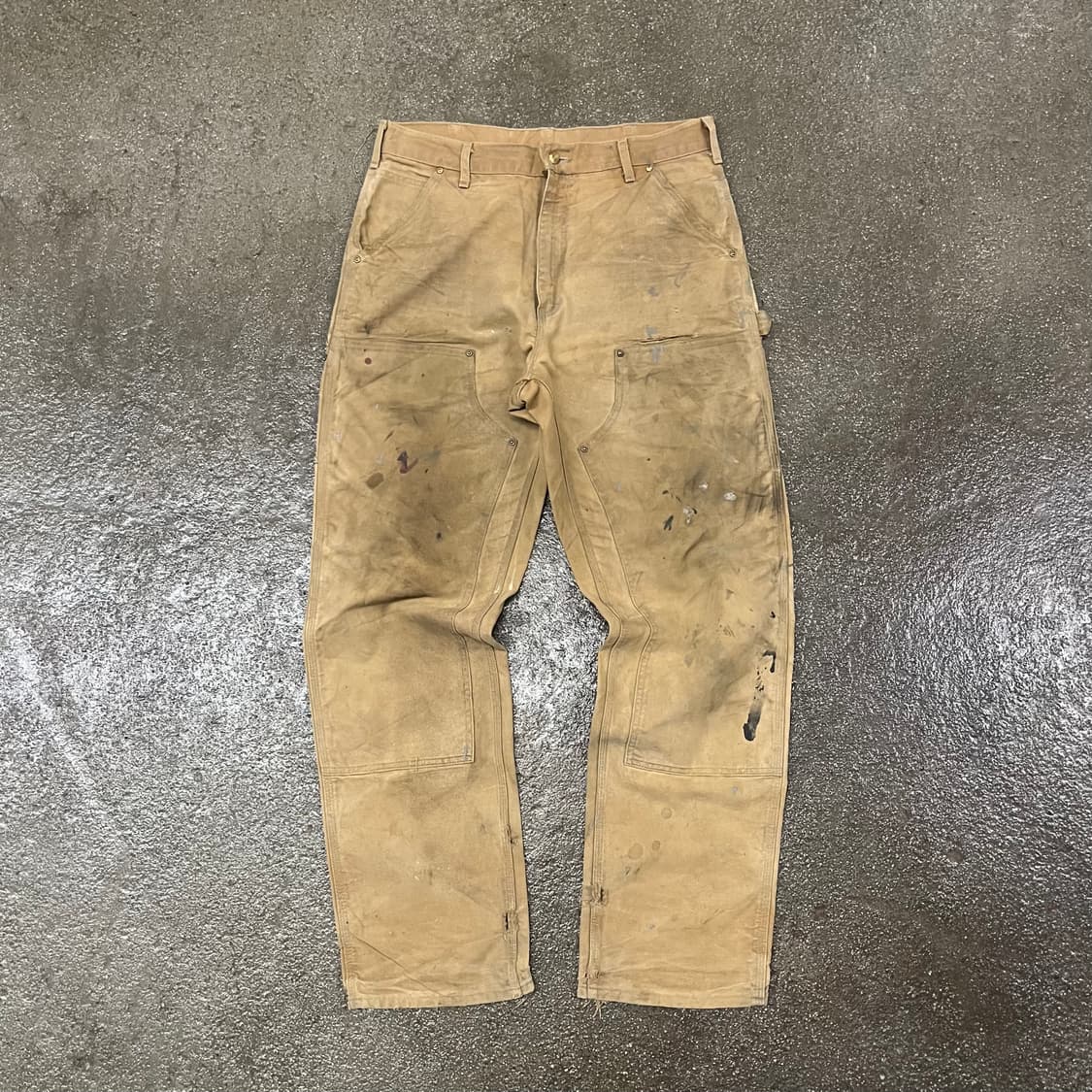00s USA Carhartt 더블니 워크 팬츠 (34“) 상품이미지1