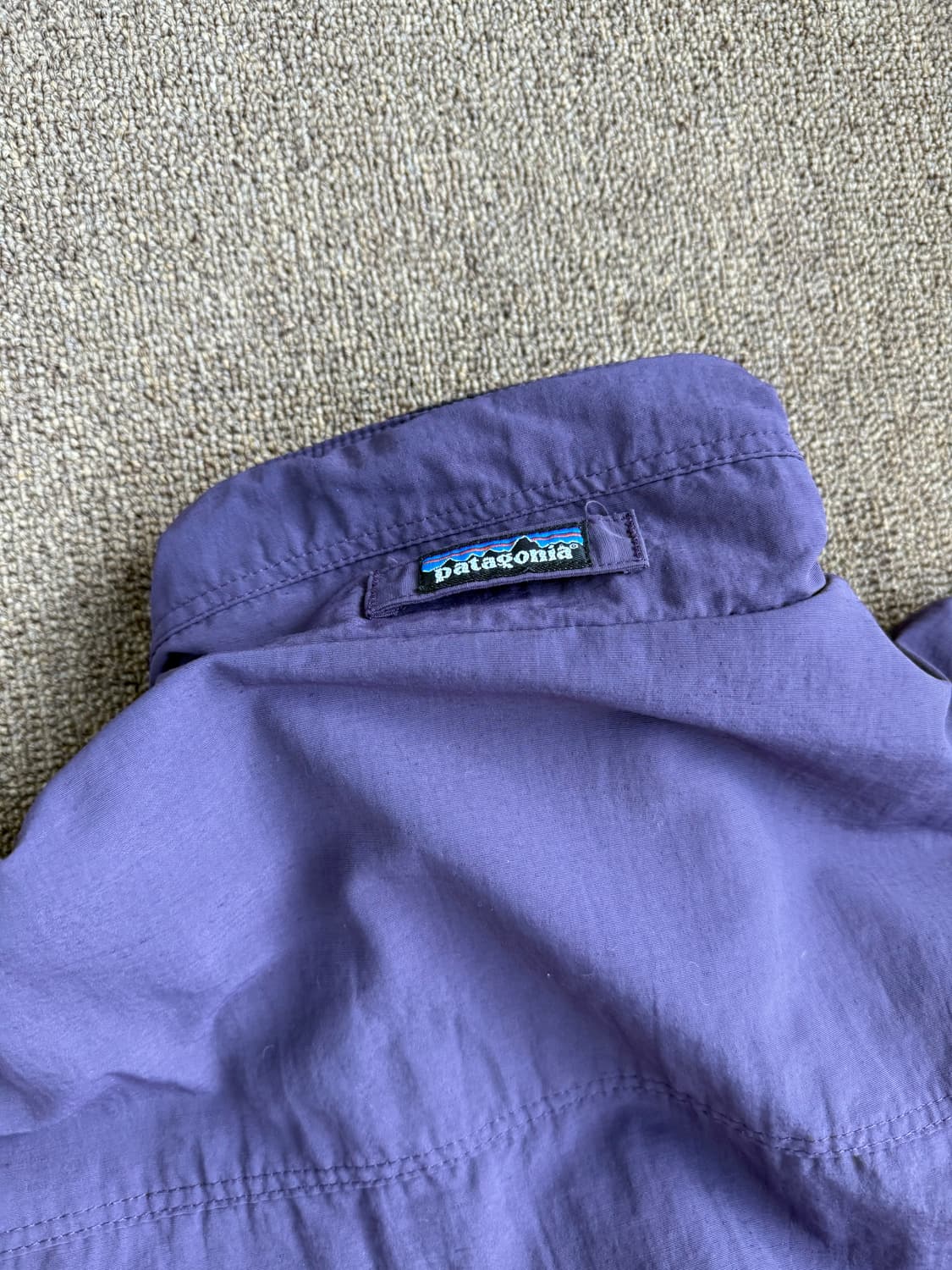 90s MADE IN USA 파타고니아 퍼플 플리스 봄버 라이닝 자켓 상품이미지3