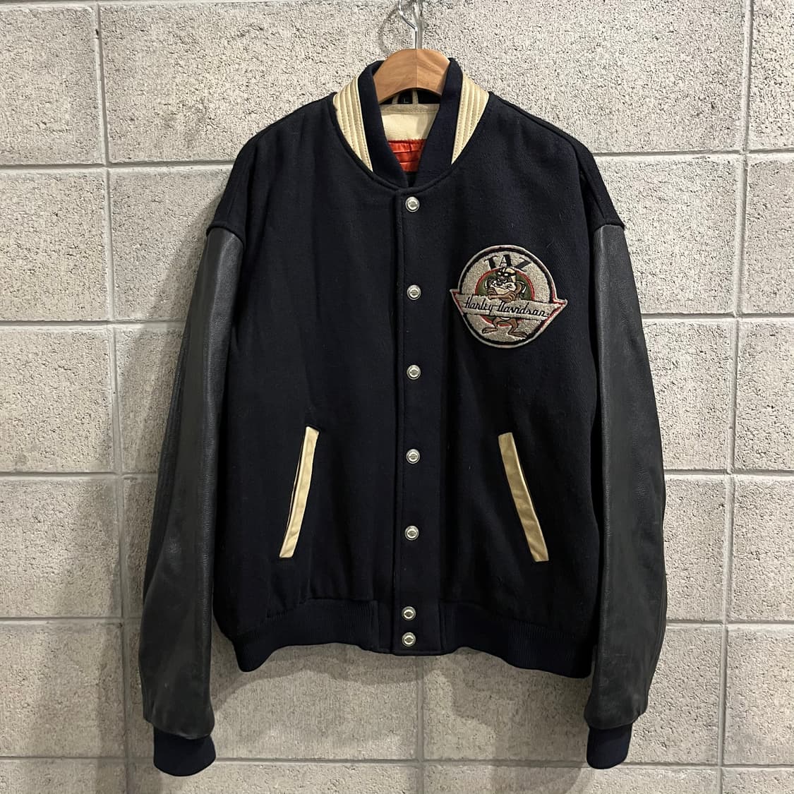 할리데이비슨 테즈 울 바시티 자켓 (105-110) 상품이미지3