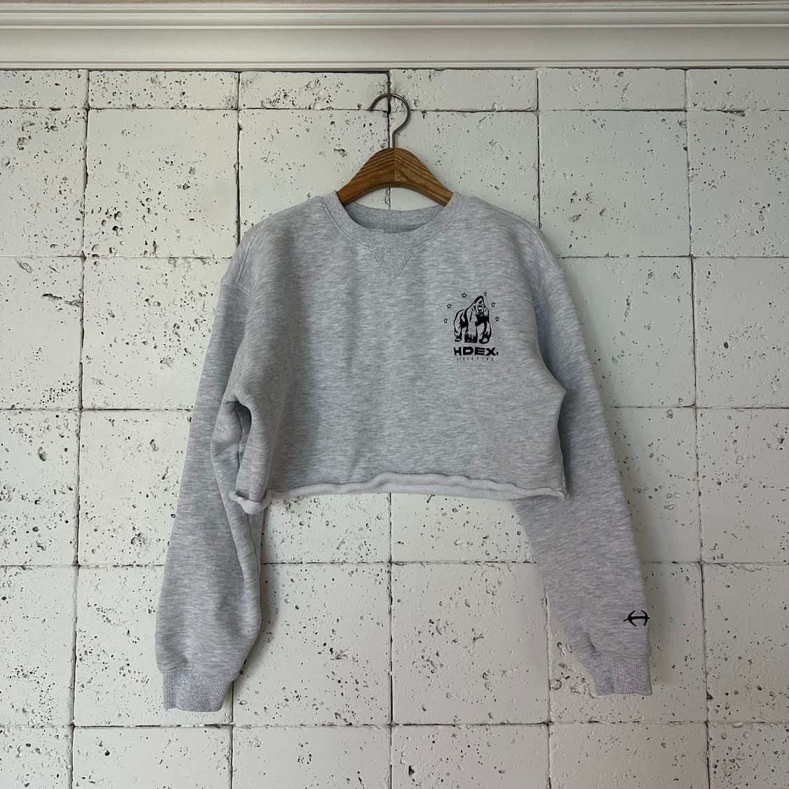 우먼M HDEX 크롭 맨투맨 상품이미지1