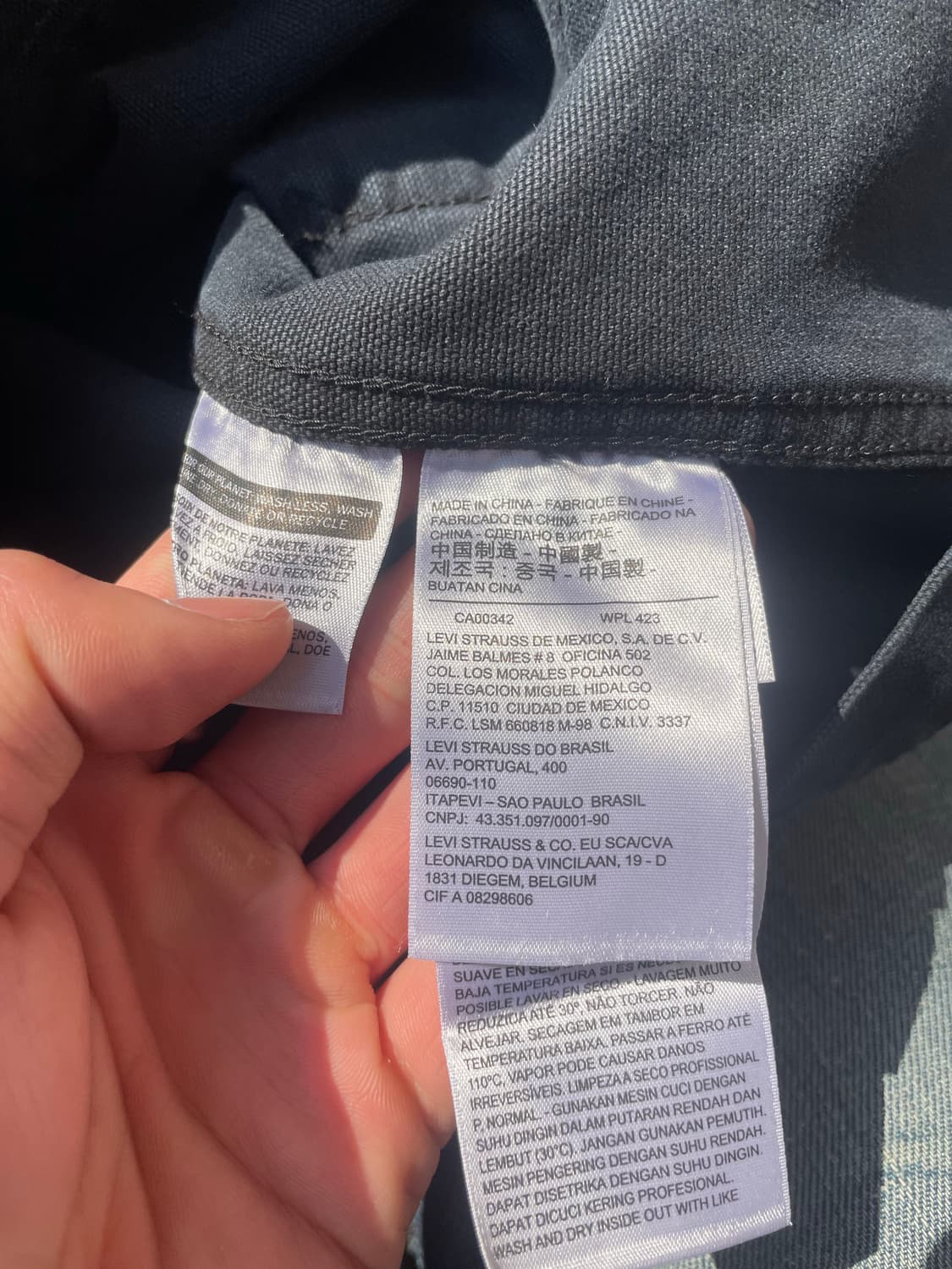 리바이스 블랙 워크 초어자켓 상품이미지10