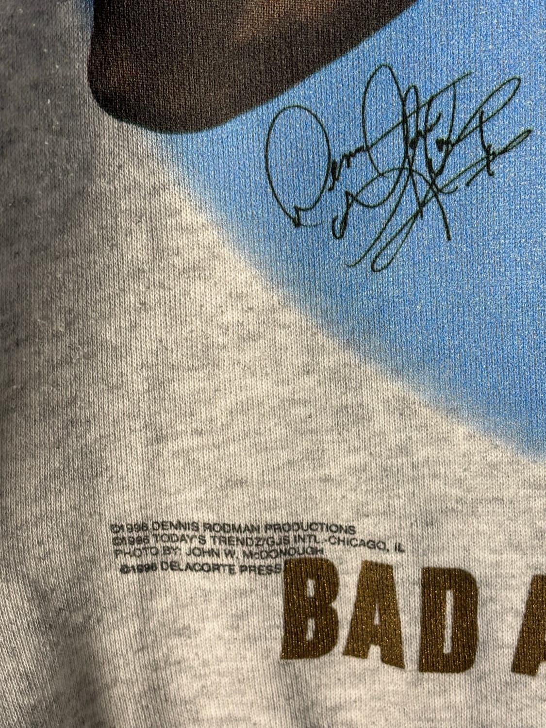 90s USA 데니스로드맨 스웻셔츠 맨투맨 빈티지 상품이미지5