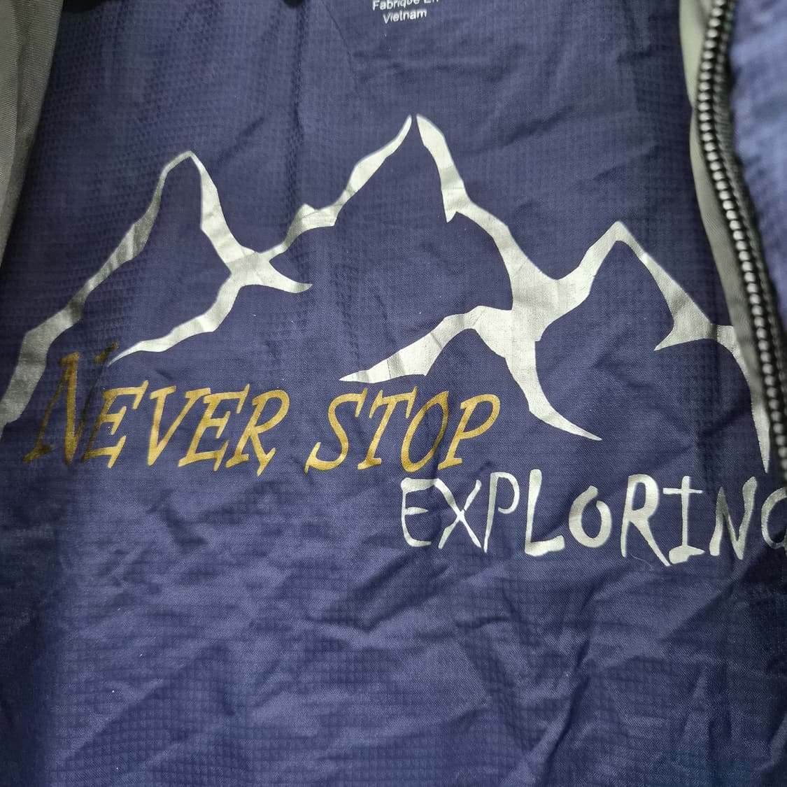 노스페이스 네이비 후드 패딩 자켓 남성 M 상품이미지6