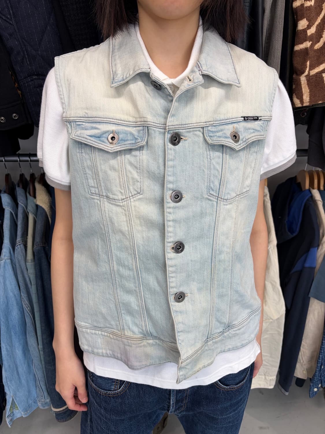 G-Star raw 라이트 워시 데님 베스트 상품이미지1