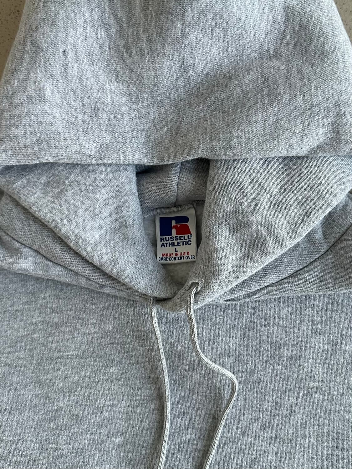 90s 빈티지 러셀 후드 그레이 L USA 상품이미지6