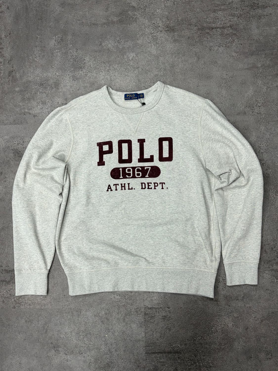 폴로 랄프로렌 맨투맨 스웨트셔츠 회색 상품이미지1