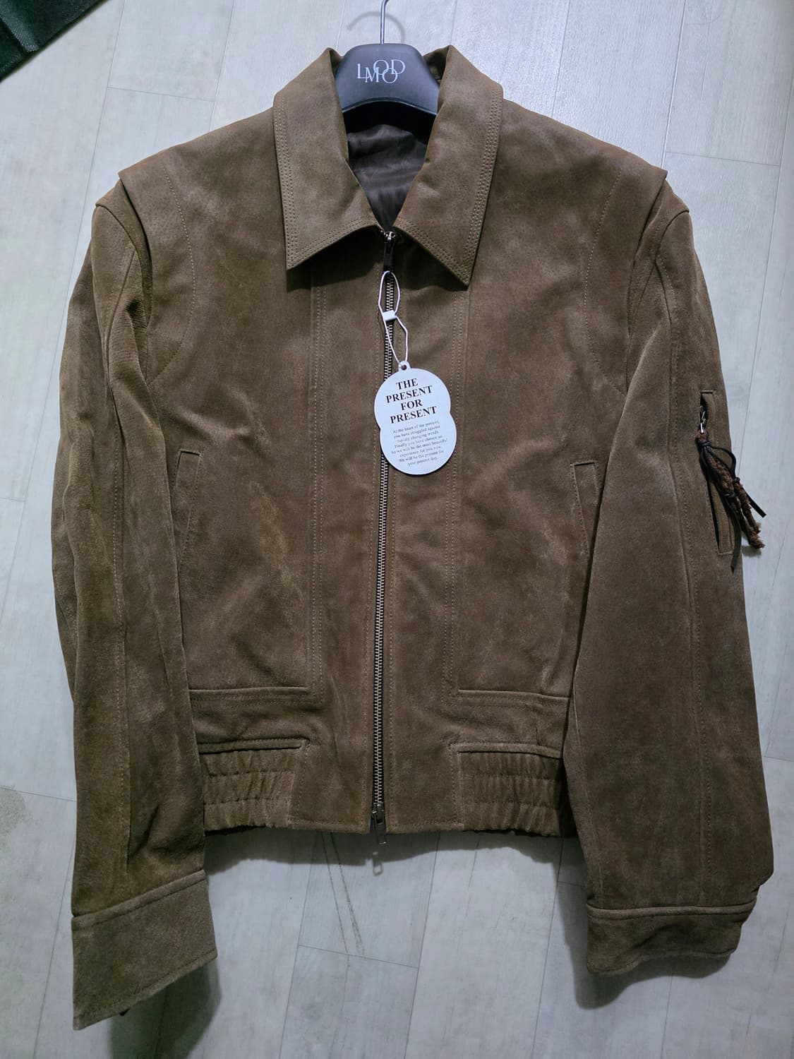 엘무드 토바코 리얼 스웨이드 자켓 44 상품이미지1