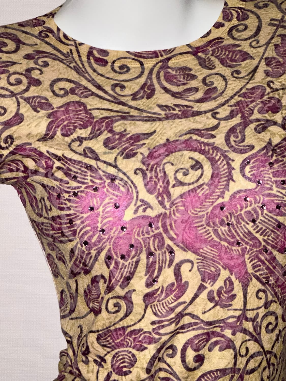 고딕 트라이벌 패턴 빈티지 타투 롱슬리브 상품이미지3