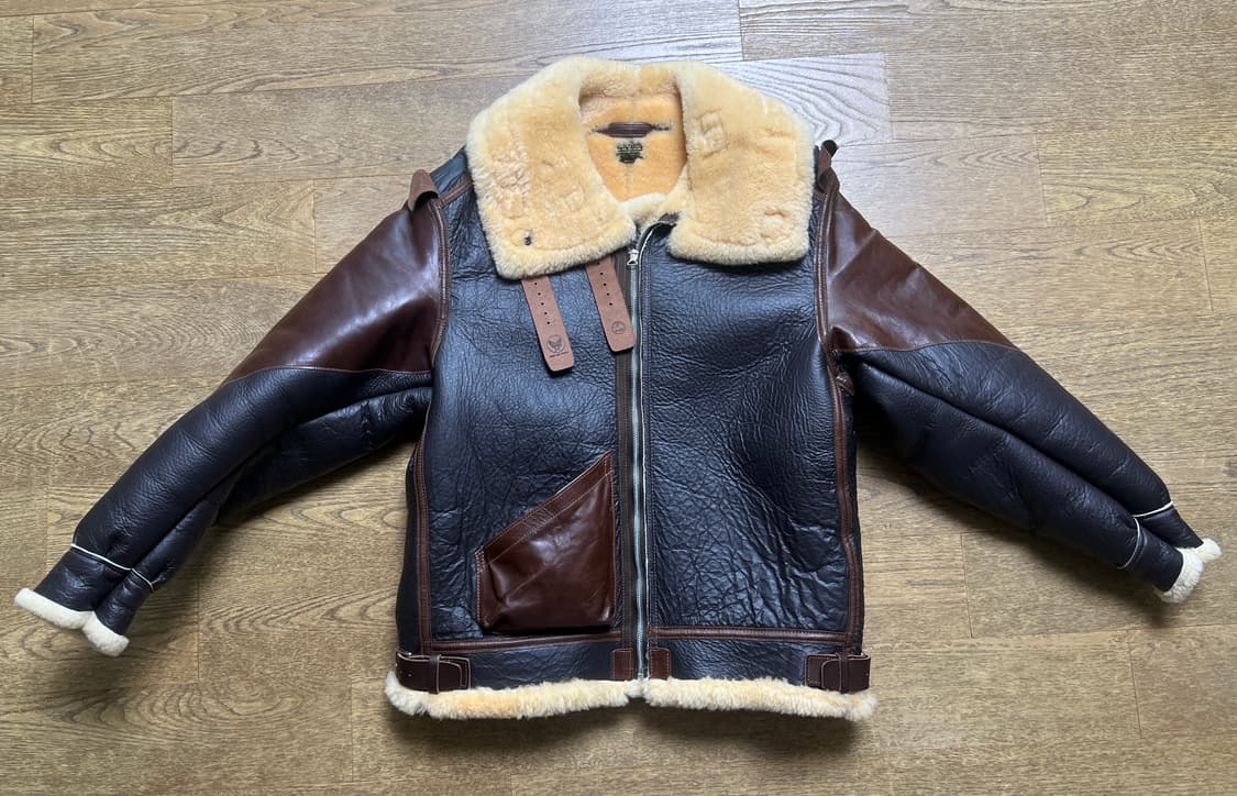 이스트맨레더 B-3 무스탕 자켓 42사이즈 상품이미지1