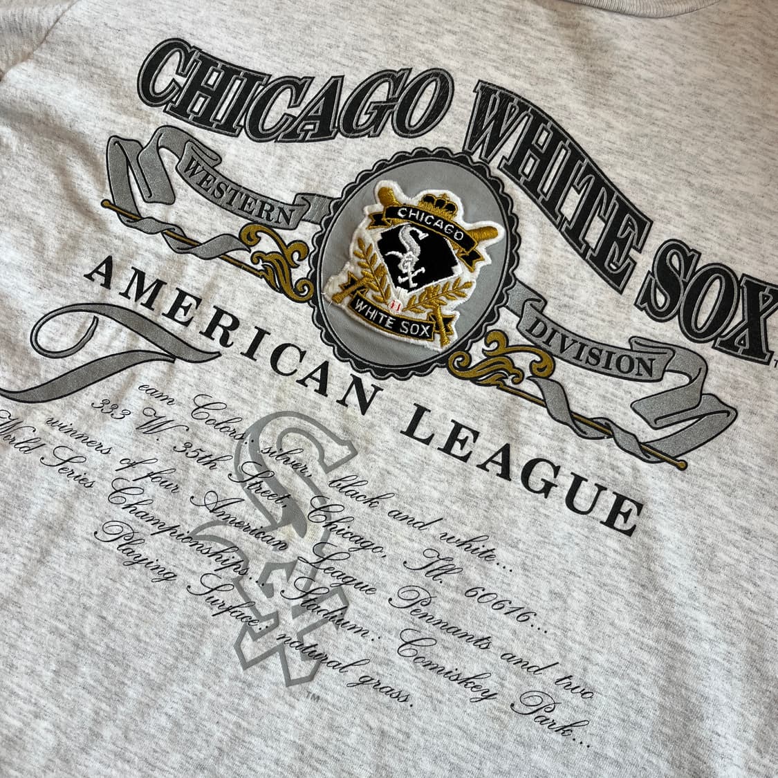 90‘s Chicago White Sox T-shirts [L,100] 상품이미지2