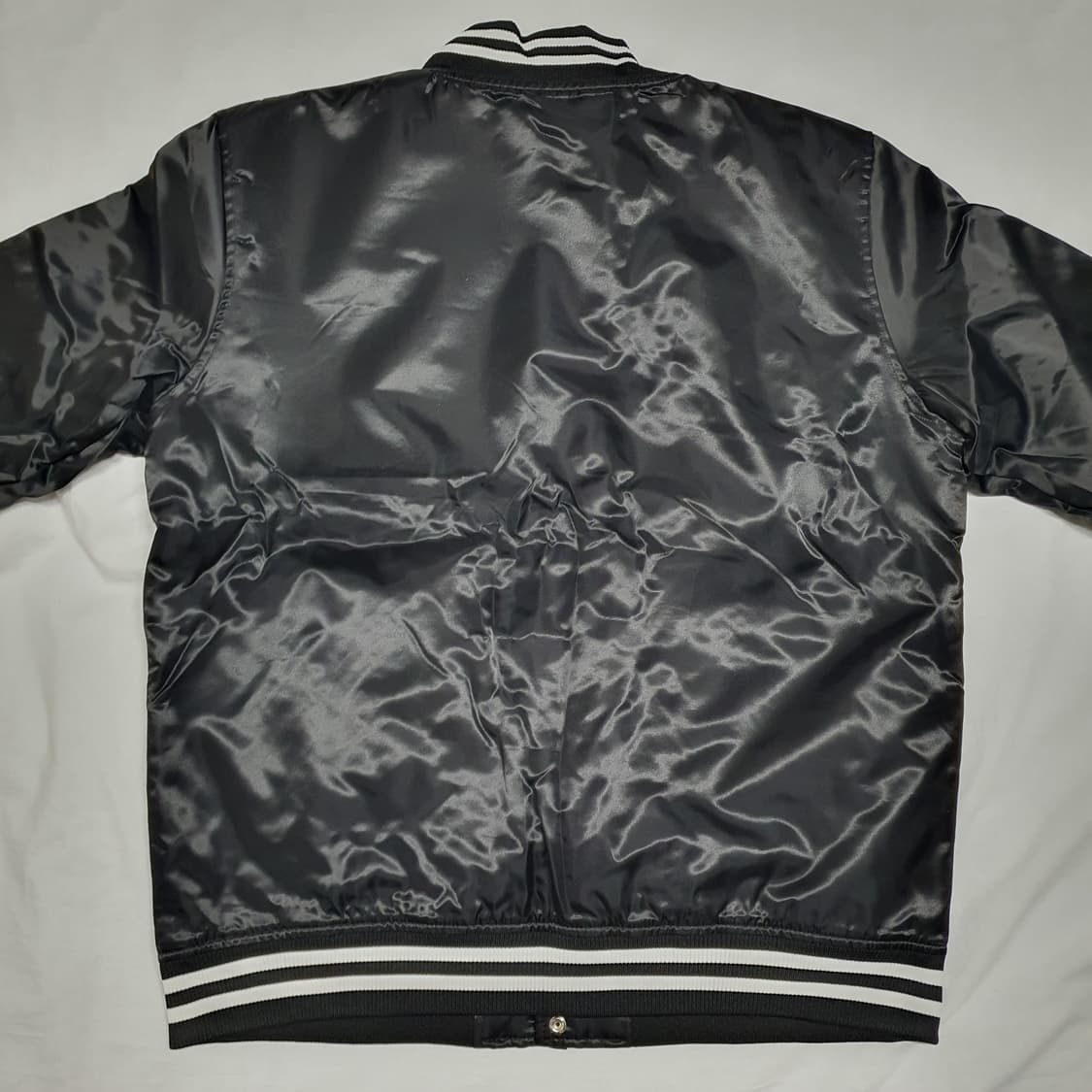 마제스틱 오클랜드 레이더스 새틴 자켓 블랙 NFL 엔에프엘 상품이미지2