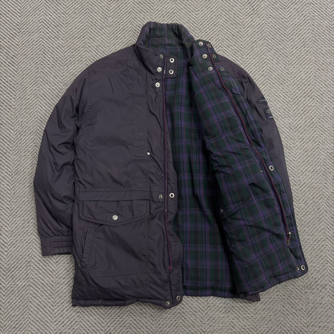 입생로랑 리버시블 구스다운 체크패딩 v1583 상품이미지8