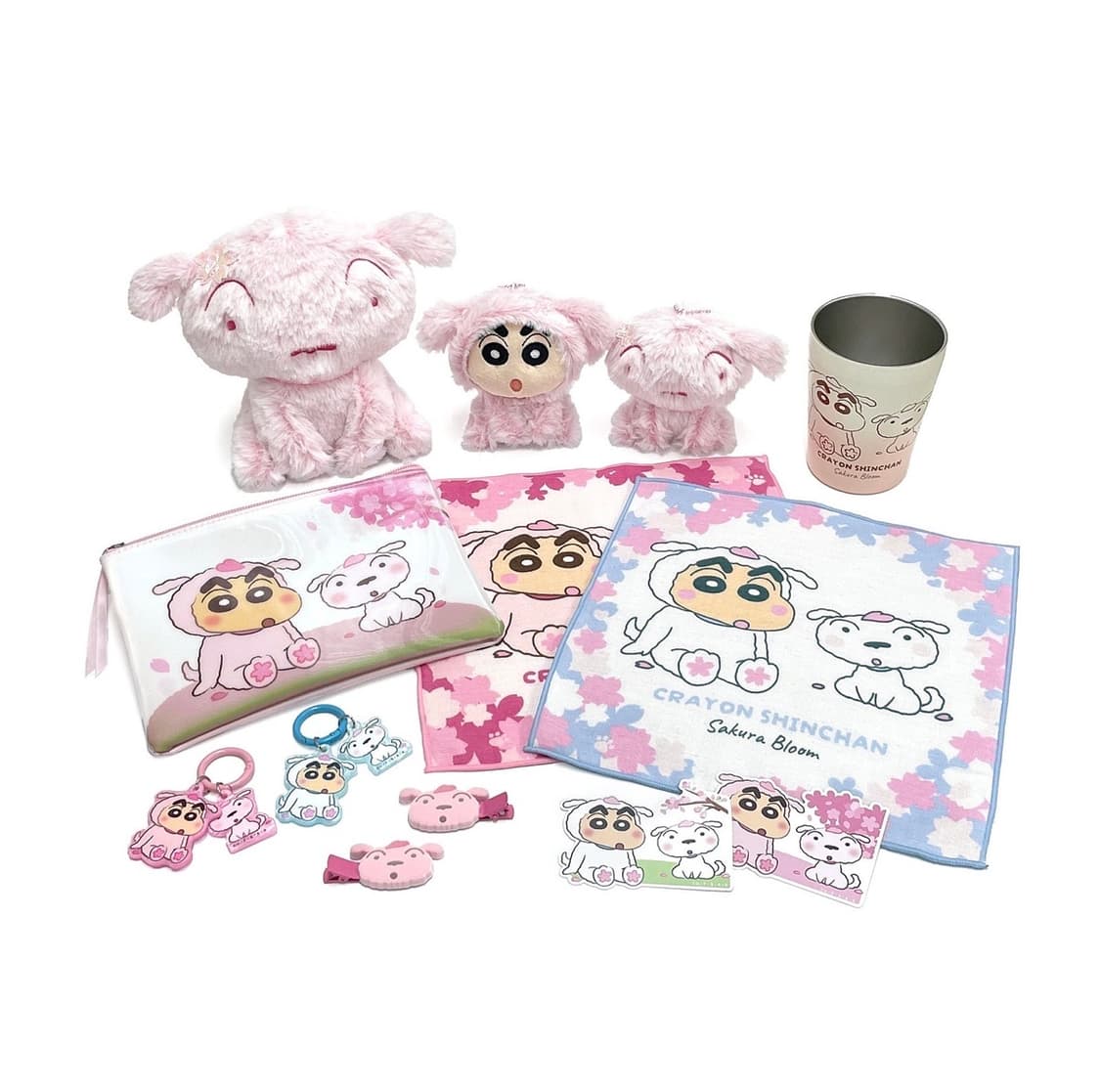 짱구 시네마 퍼레이드 벚꽃 사쿠라 시리즈 마스코트 인형 키링 상품이미지4
