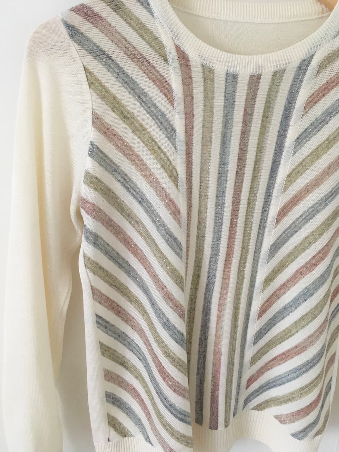 Glitter line knit top 상품이미지4
